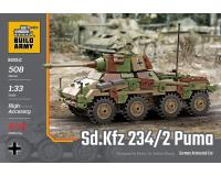 Build Army B0234C Sd. Kfz. 234/2 Puma (Lego Compatible Brick Model) (Special Order - allow a week from order to delivery)